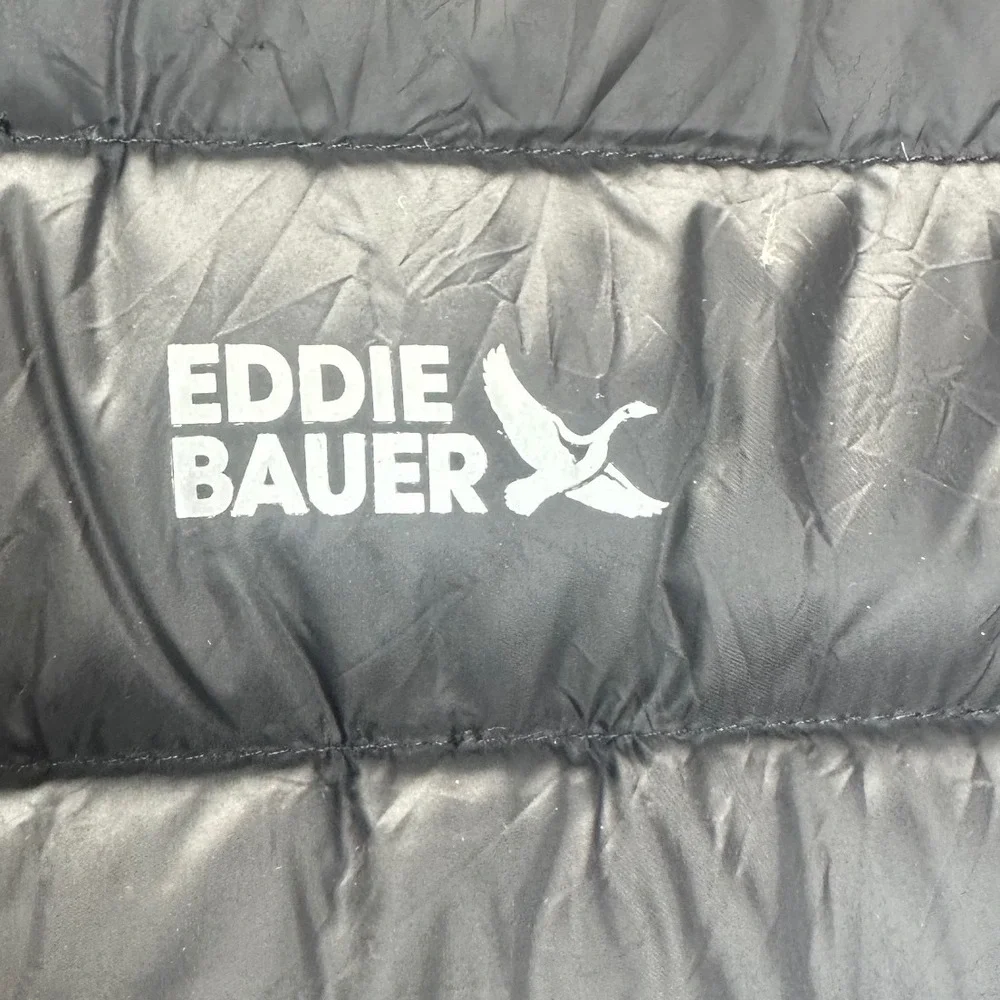 Eddie Bauer Kids XL 14/16Black‎ Down Puffer Jacket Lightweight 650 Fill Power